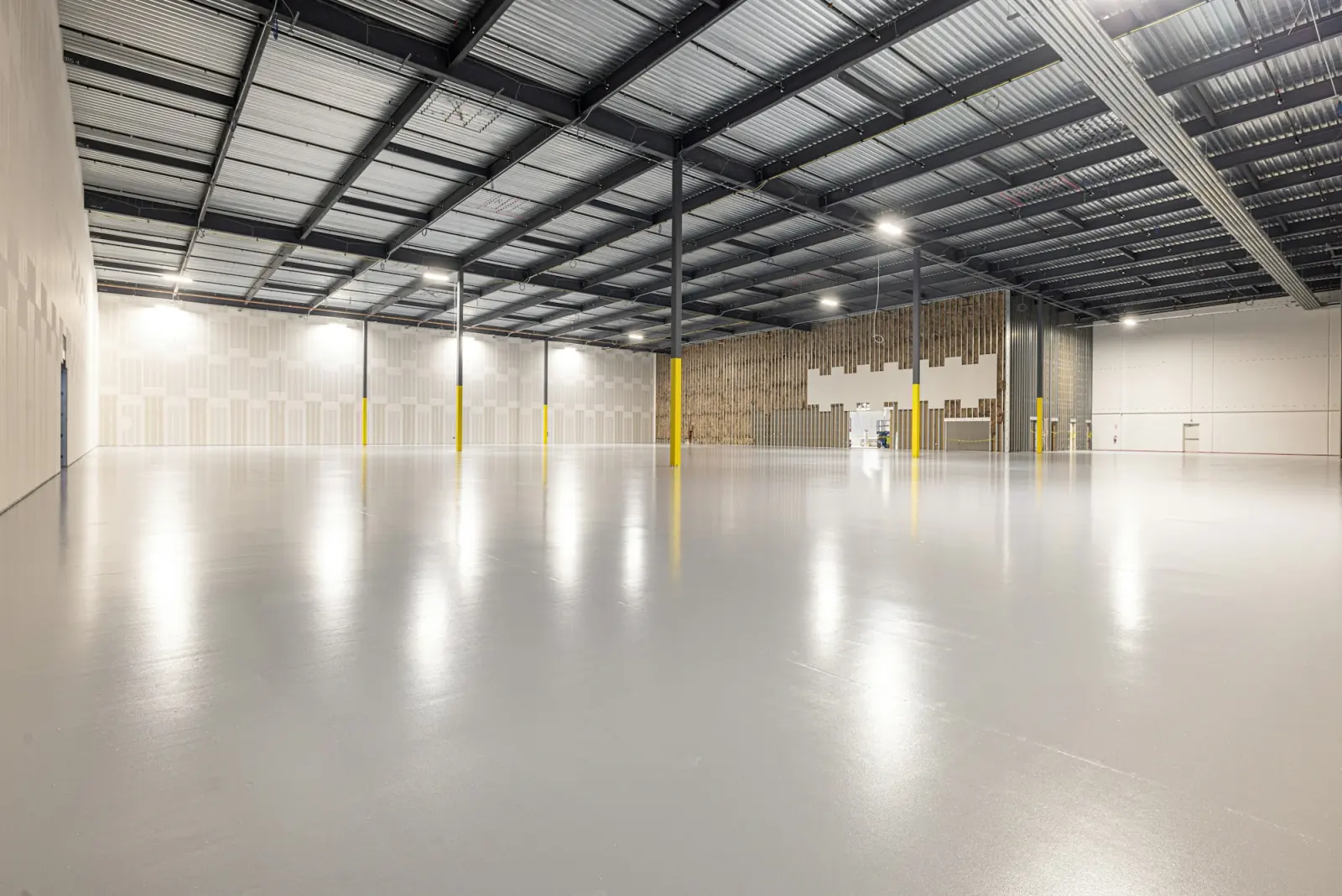 Empty modern warehouse